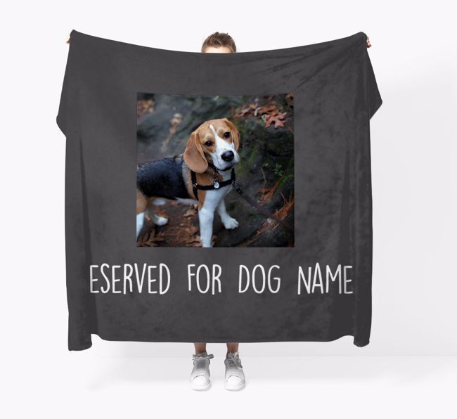 'Reserved for...' - Personalized {breedFullName} Throw Blanket
